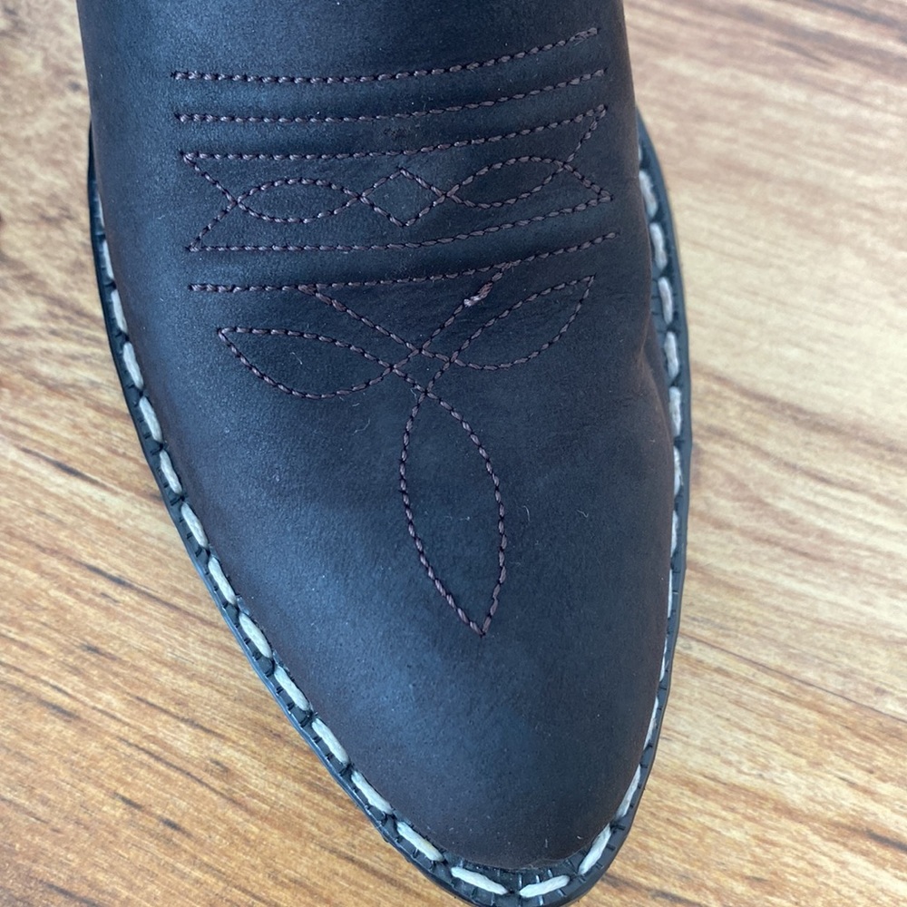 Leather upper made in India girl boots size 10 - Picture 6 of 6
